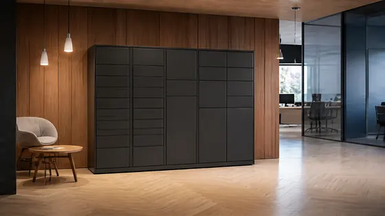 Pakketlockers voor kantoren — een praktijkopstelling met smart lockers voor 2026