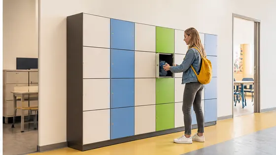 Click en collect lockers voor scholen — een praktijkopstelling met smart lockers voor 2026