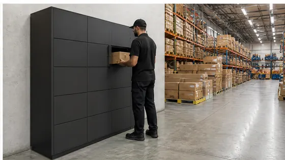 Click en collect lockers voor magazijnen — een praktijkopstelling met smart lockers voor 2026