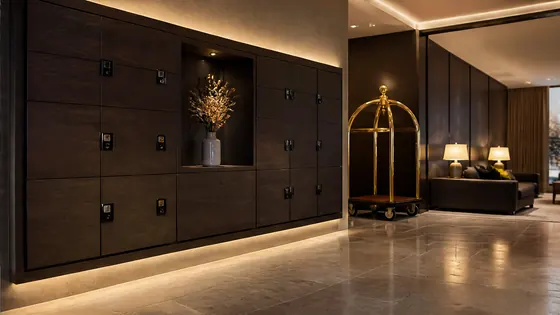 Smart lockers voor hotels — een praktijkopstelling met smart lockers voor 2026