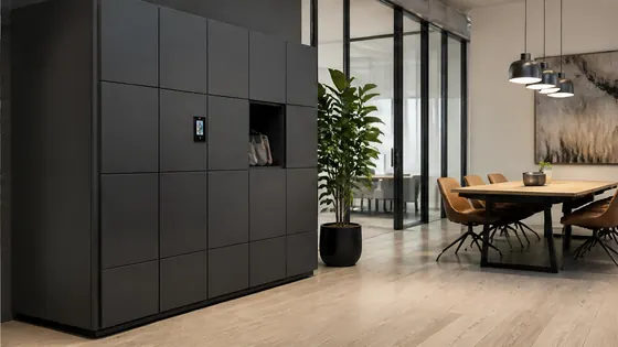 Smart lockers voor kantoren — een praktijkopstelling met smart lockers voor 2026