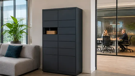 Retourlockers voor kantoren — een praktijkopstelling met smart lockers voor 2026