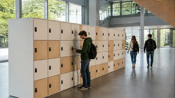 Beveiligde lockers voor universiteiten — een praktijkopstelling met smart lockers voor 2026