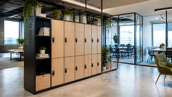 Beveiligde lockers voor flexkantoren — een praktijkopstelling met smart lockers voor 2026